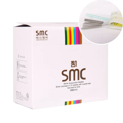 سوزن طب سوزنی 25×۰٫25 SMC (بسته استریل شده ده عدد سوزن همراه با گاید)